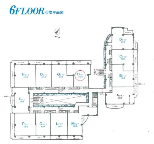 6階フロア―平面図