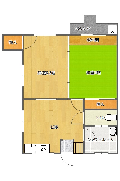具志アパート間取り