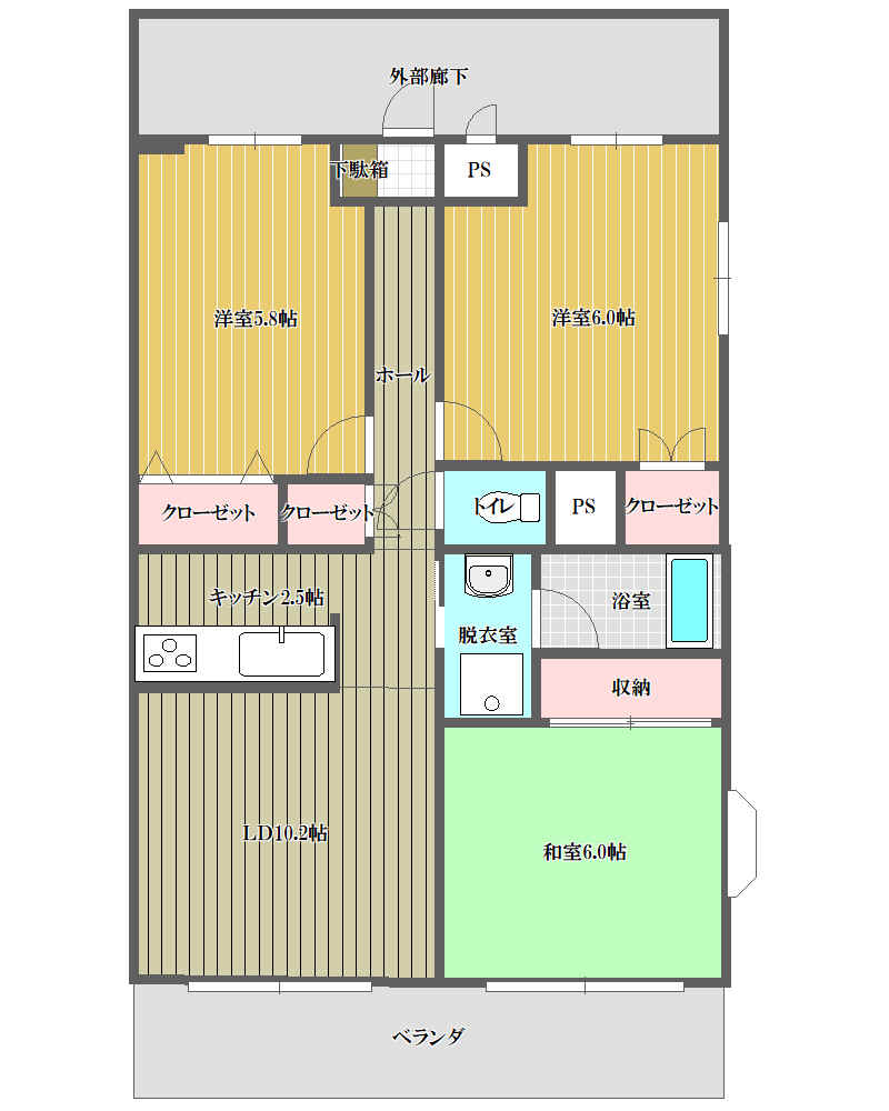 間取り101
